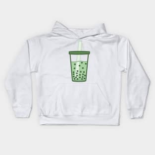 Matcha Boba Kids Hoodie